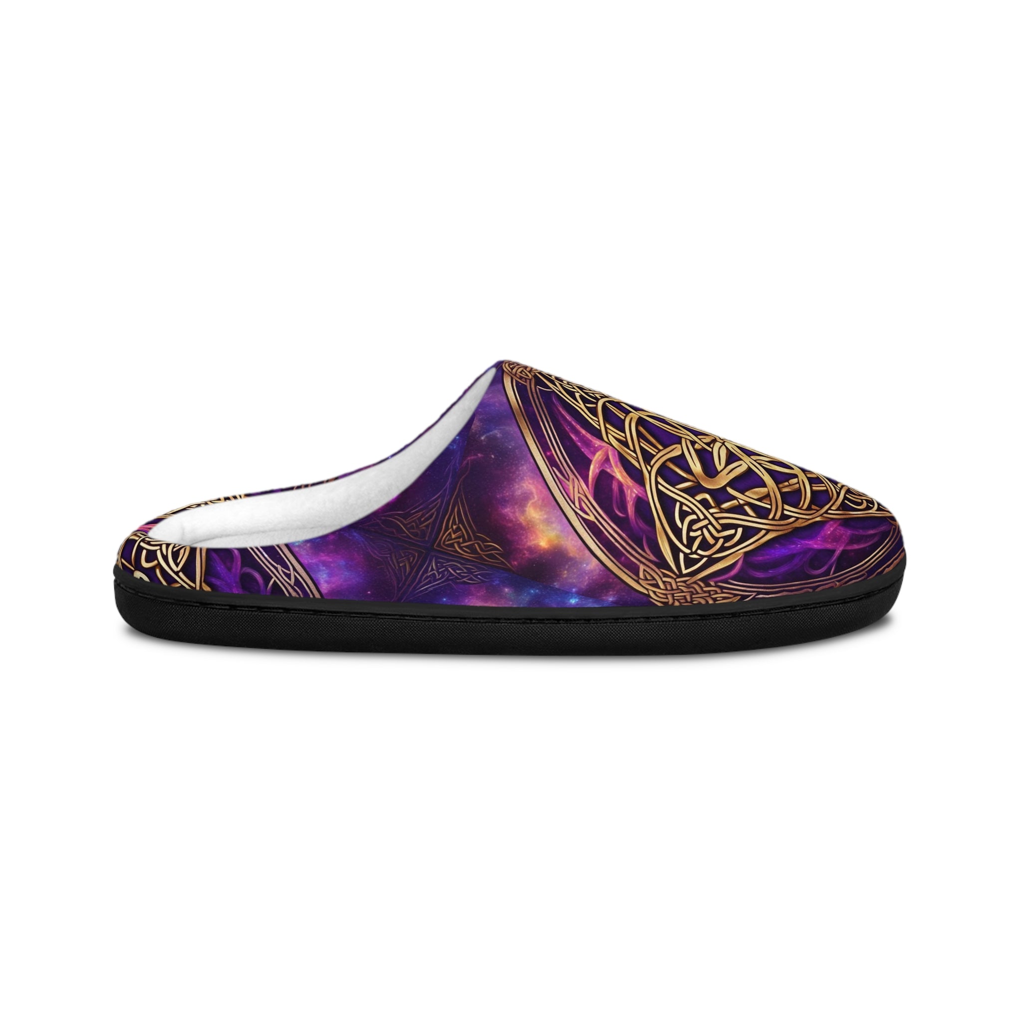 Golden Celtic Knot Indoor Slippers