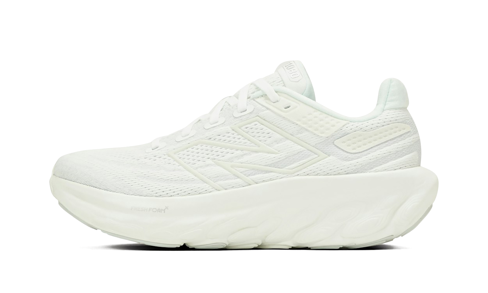 1080v13 "fresh Foam - White Light Silver Metallic" - 1