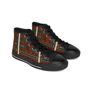 Tribal Chief Spirit Pattern High-Top Shoes