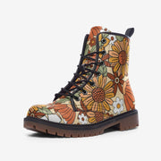 Rustic Blooms Combat Boots