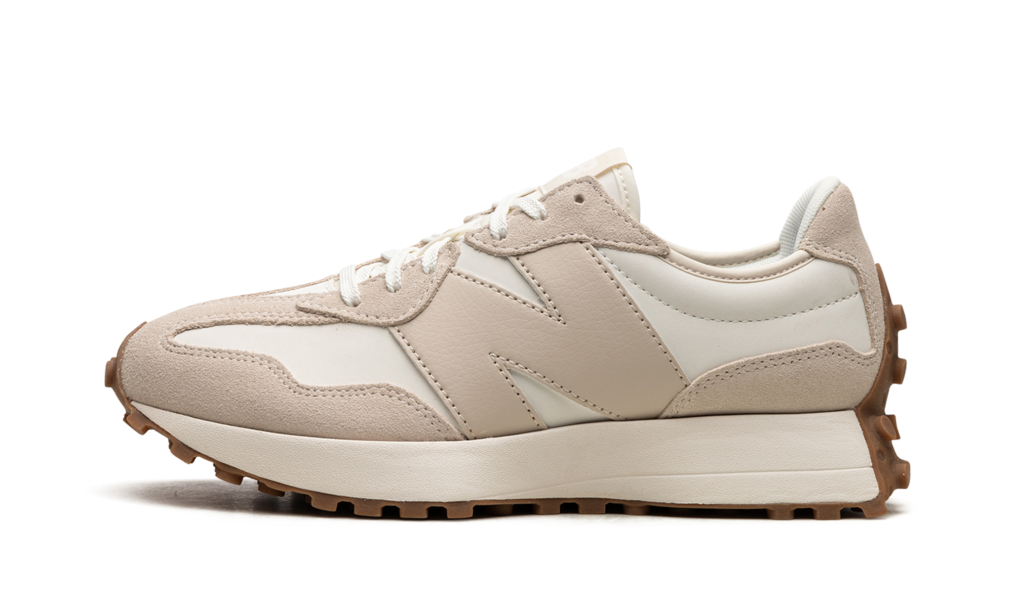 327 Wmns "beige White Gum" - 1