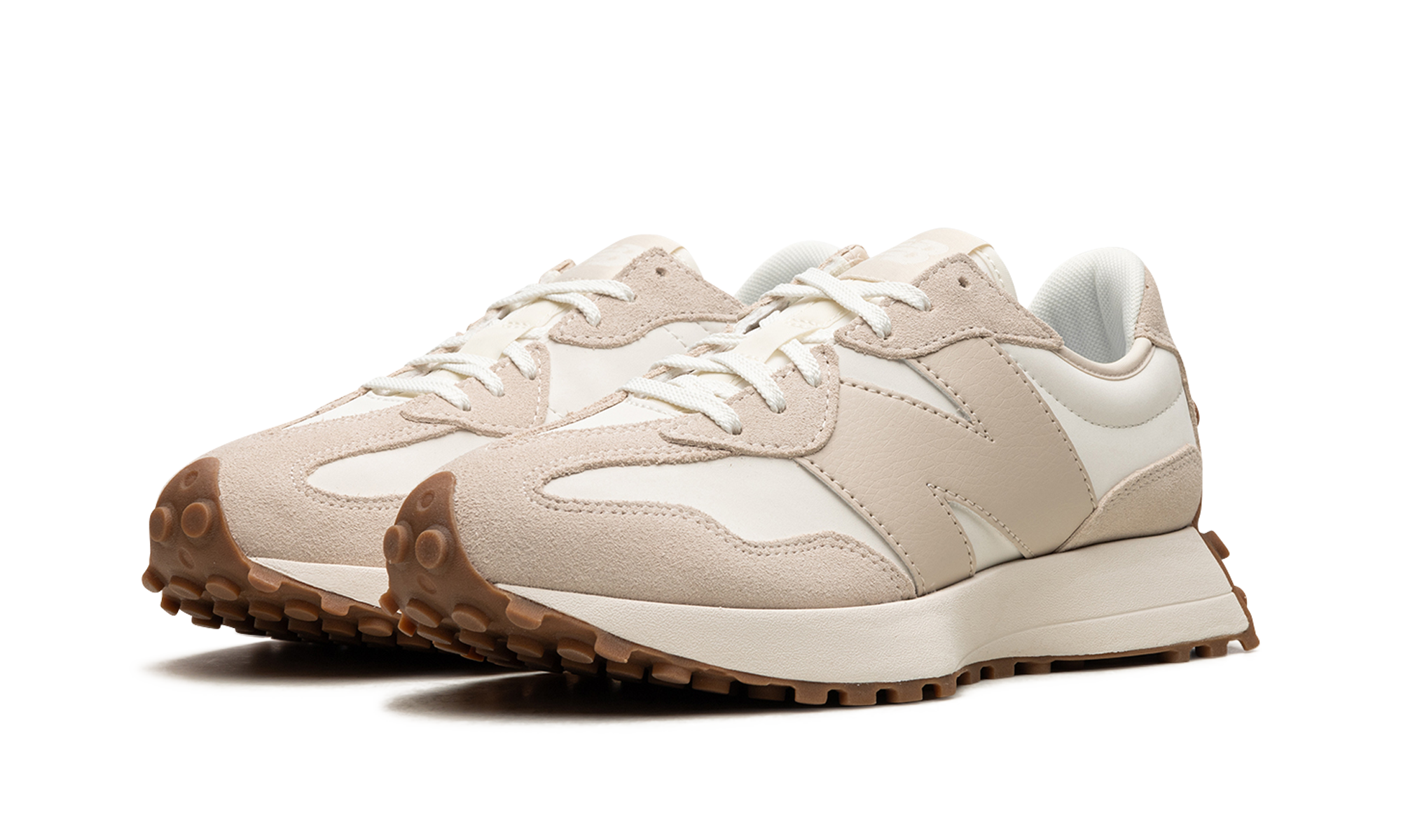 327 Wmns "beige White Gum" - 2