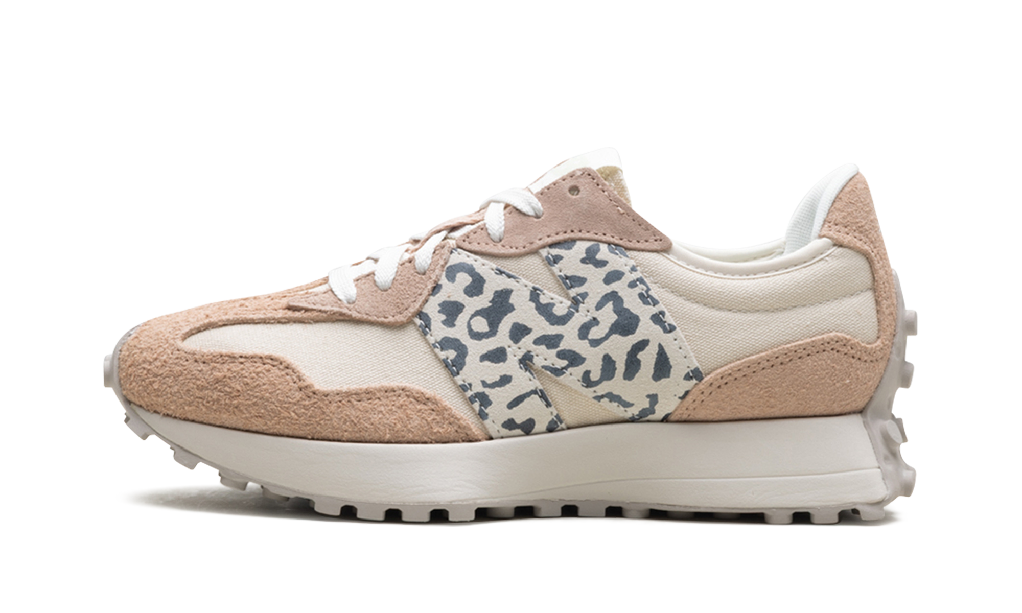 327 Wmns "flat Taupe Linen Leopard" - 1