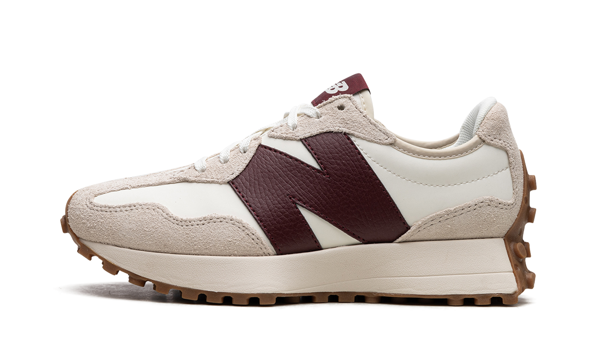 327 Wmns "moonbeam Classic Burgundy" - 1