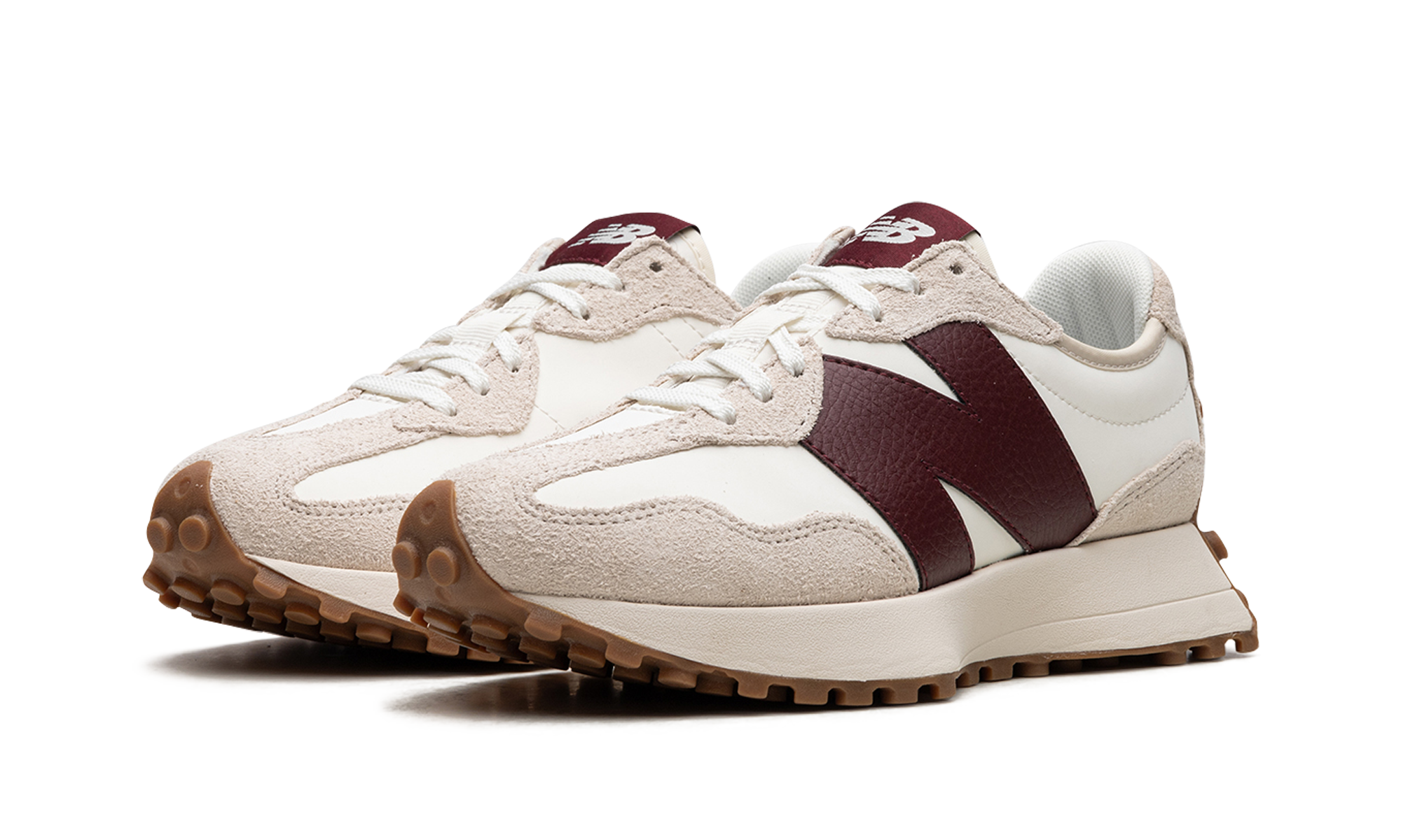 327 Wmns "moonbeam Classic Burgundy" - 2