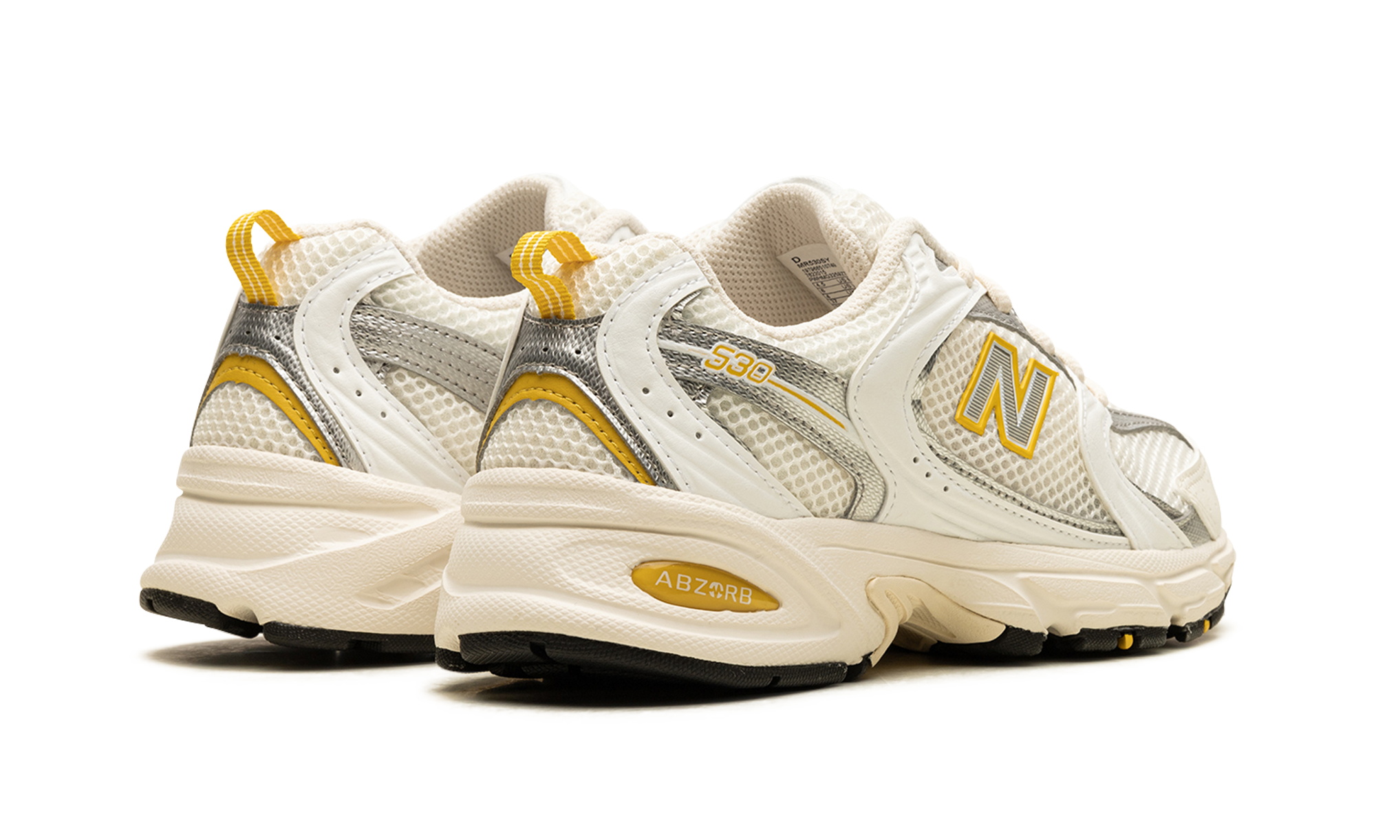 530 "sea Salt / White / Ginger Lemon / Silver Metallic" - 3