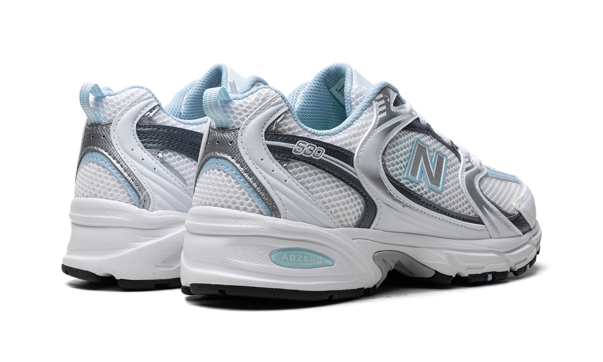 530 "white / Dark Arctic Grey / Light Chrome Blue" - 3