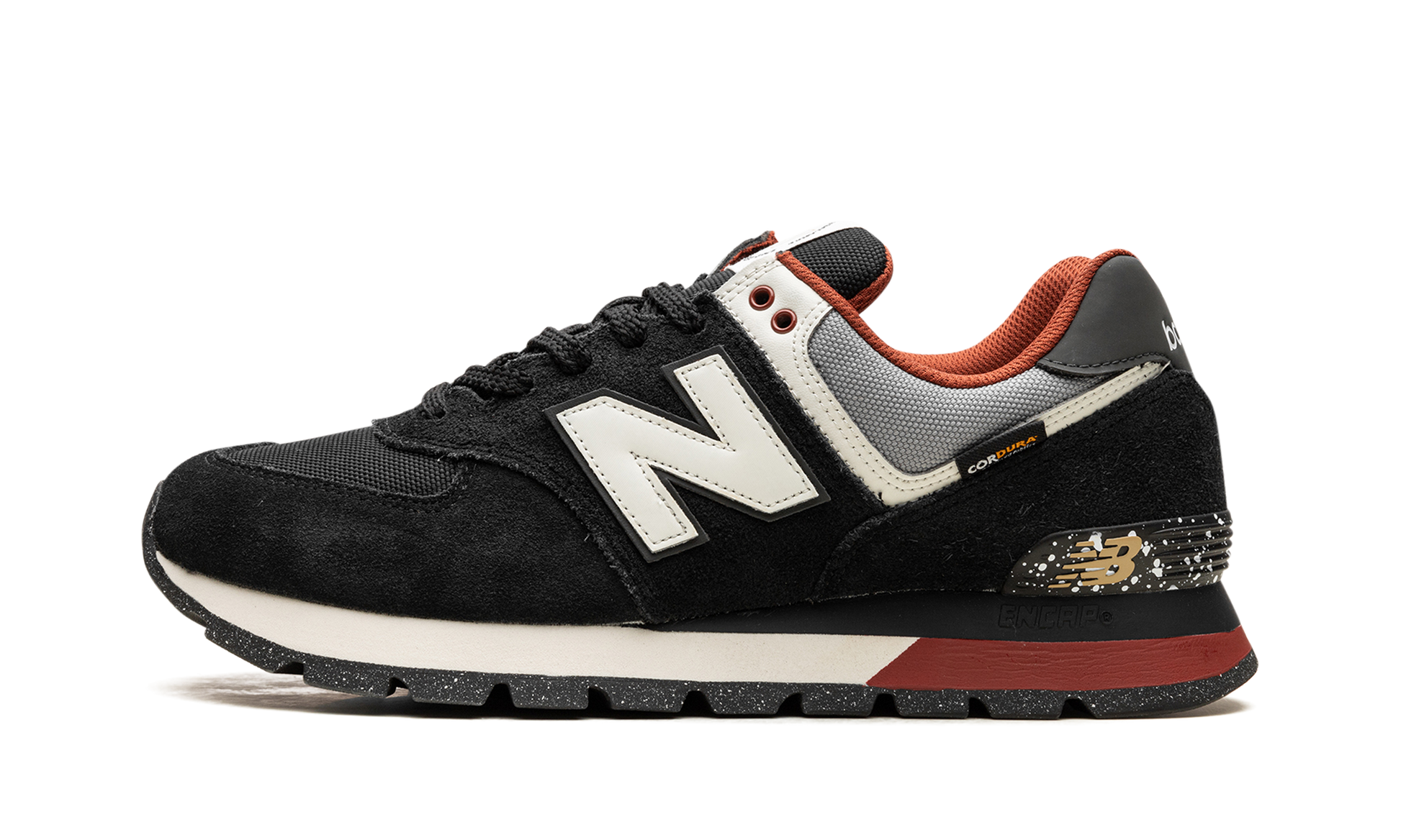 574 Rugged "black Red" - 1