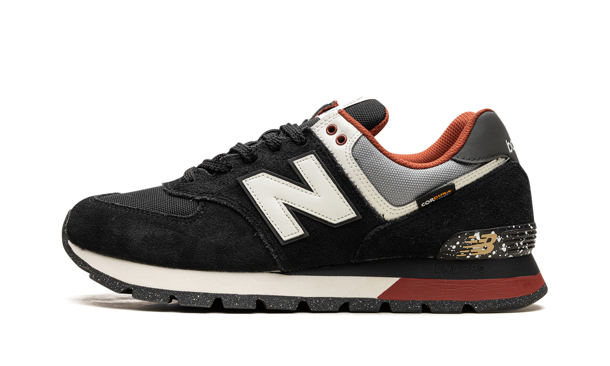 574 Rugged "black Red" - 1