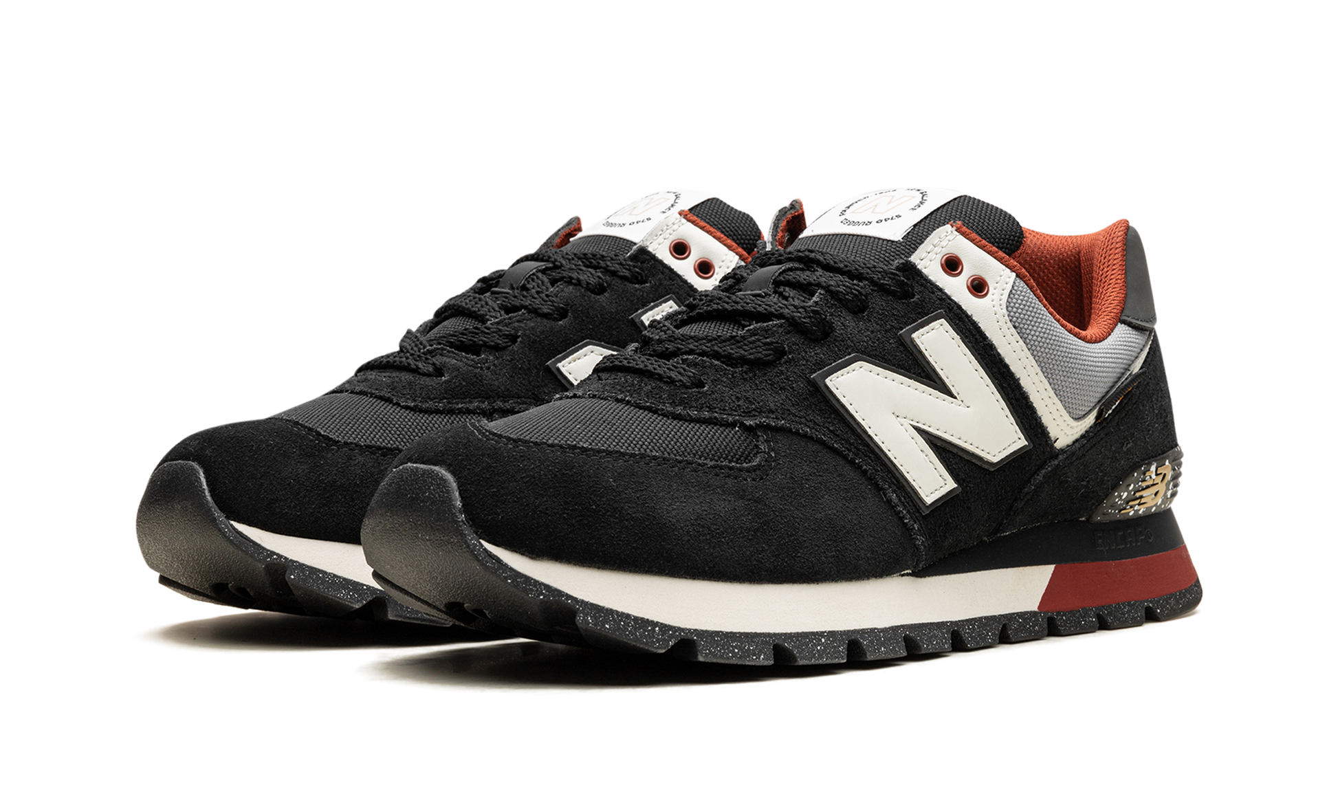 574 Rugged "black Red" - 2