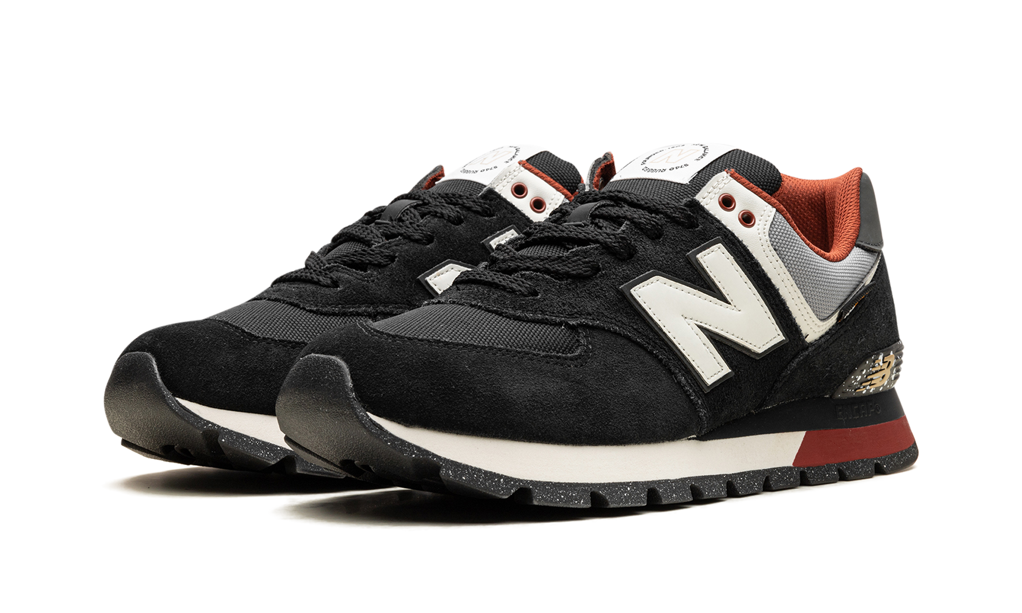 574 Rugged "black Red" - 2