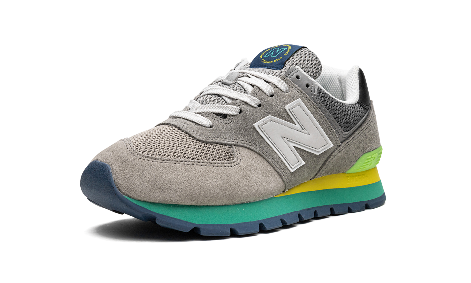 574 Rugged "rugged Grey Yellow Emerald" - 4