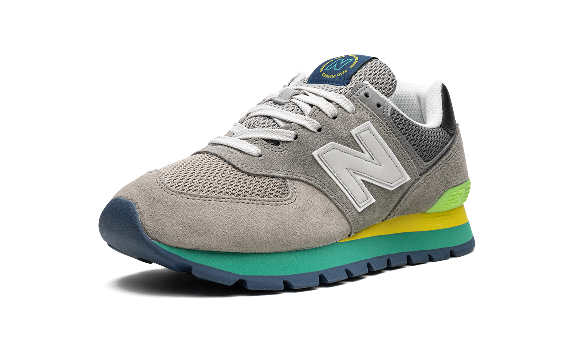 574 Rugged "rugged Grey Yellow Emerald" - 4