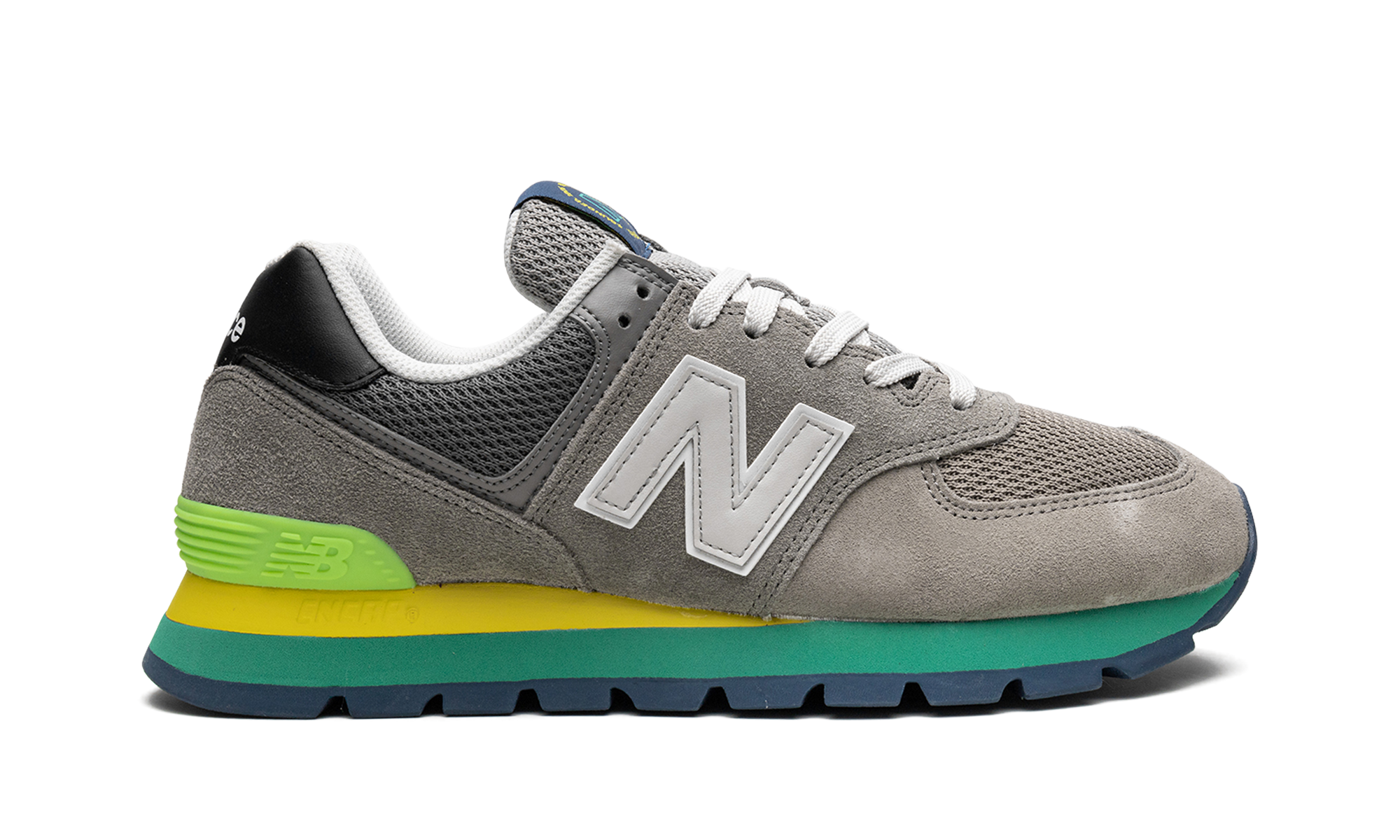 574 Rugged "rugged Grey Yellow Emerald" - 6
