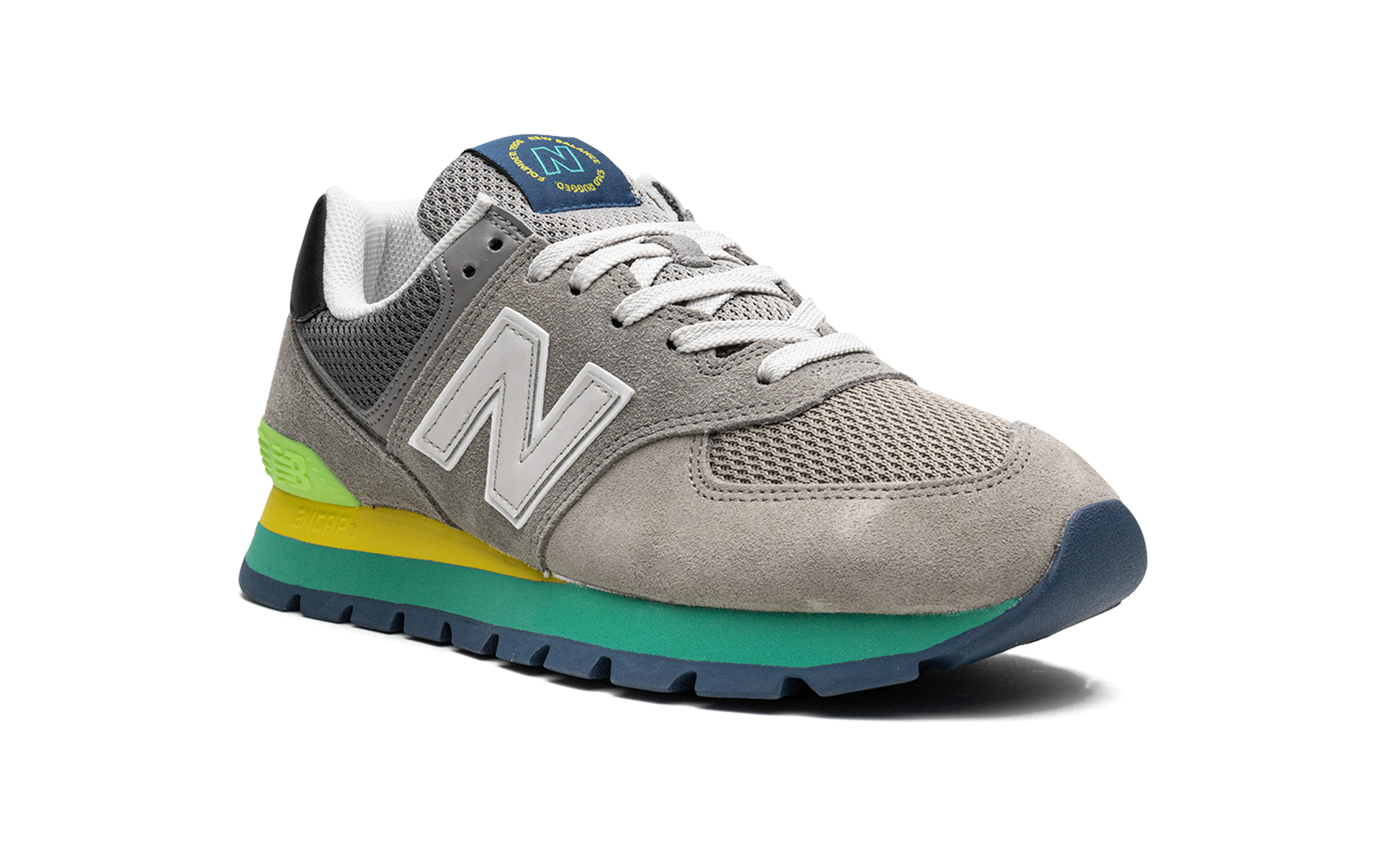 574 Rugged "rugged Grey Yellow Emerald" - 7