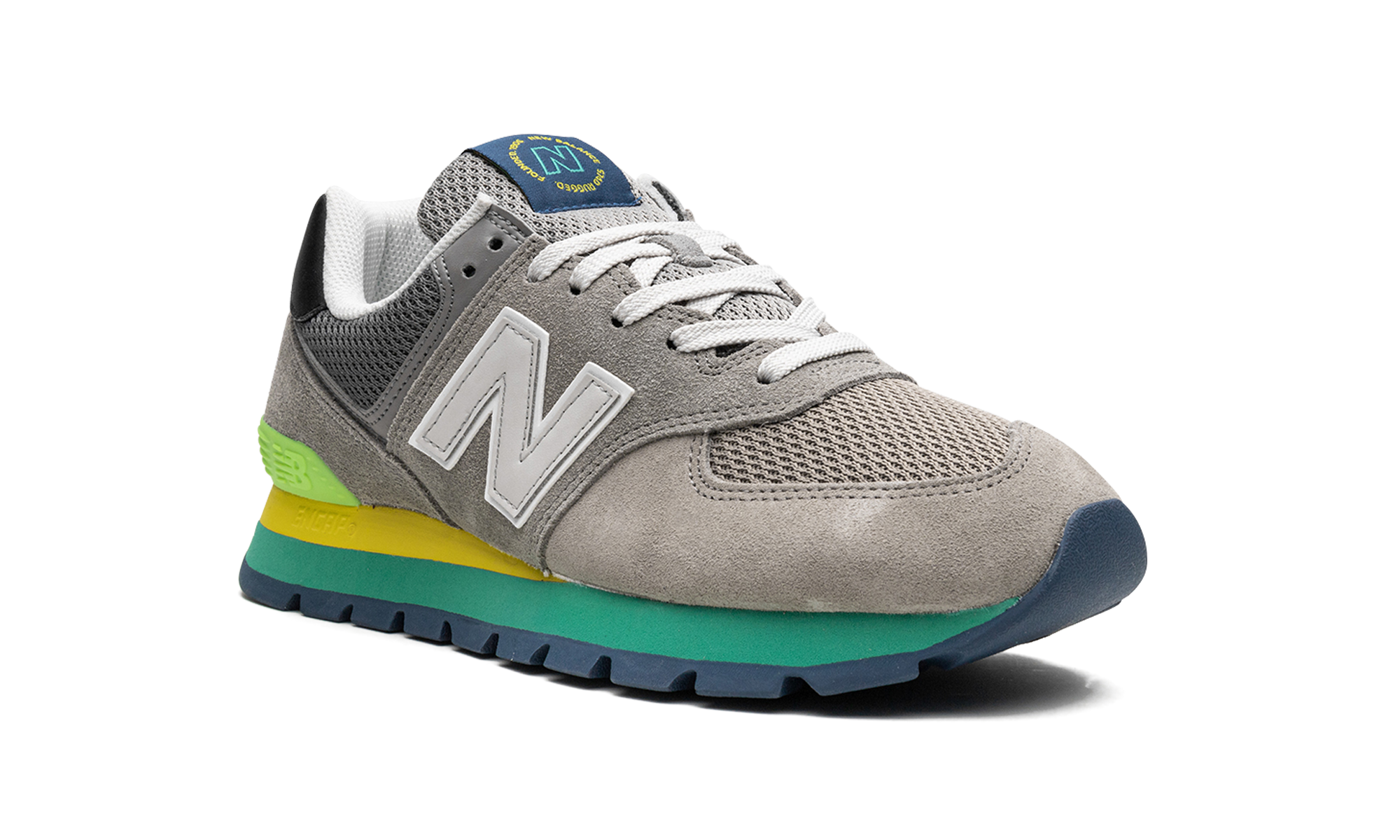574 Rugged "rugged Grey Yellow Emerald" - 7