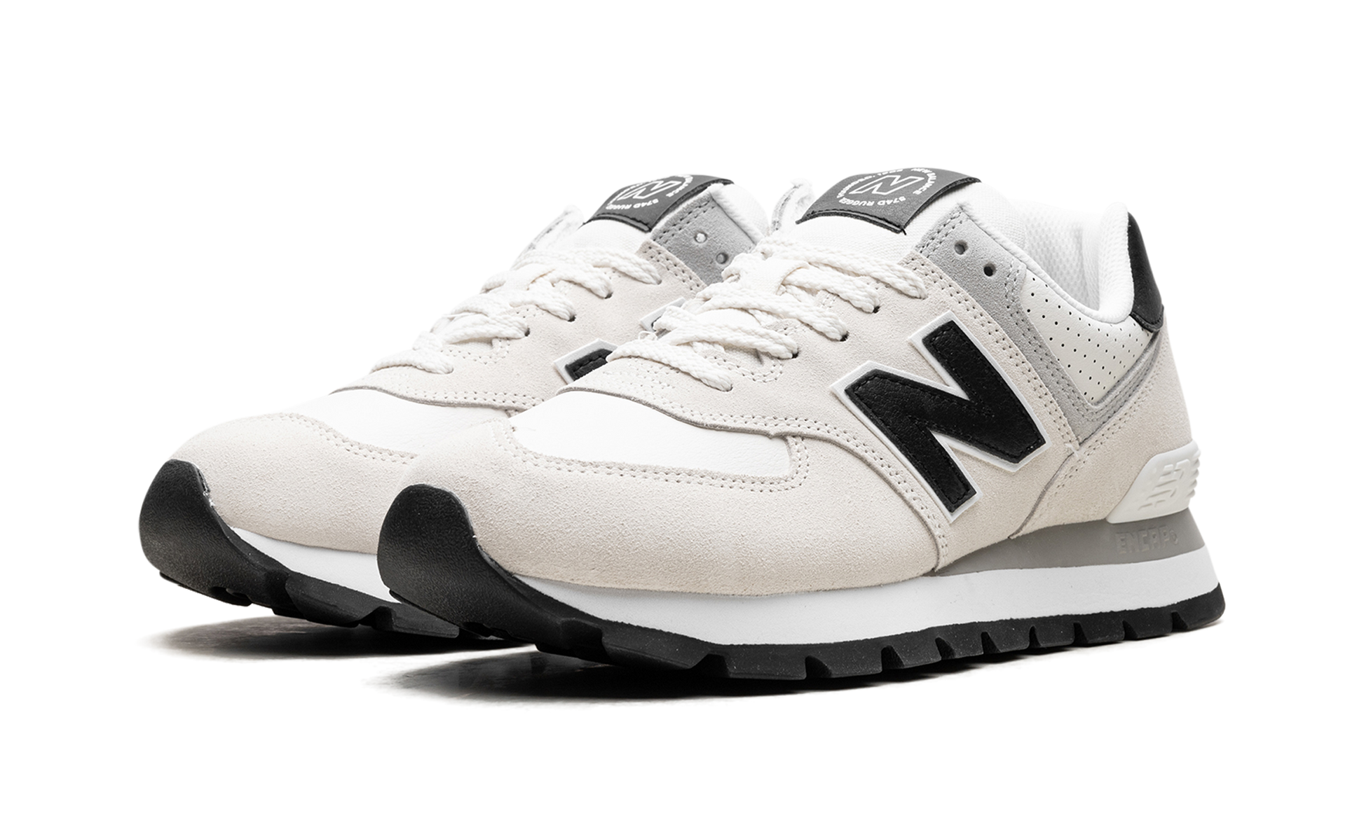 574 Rugged "white Black" - 2