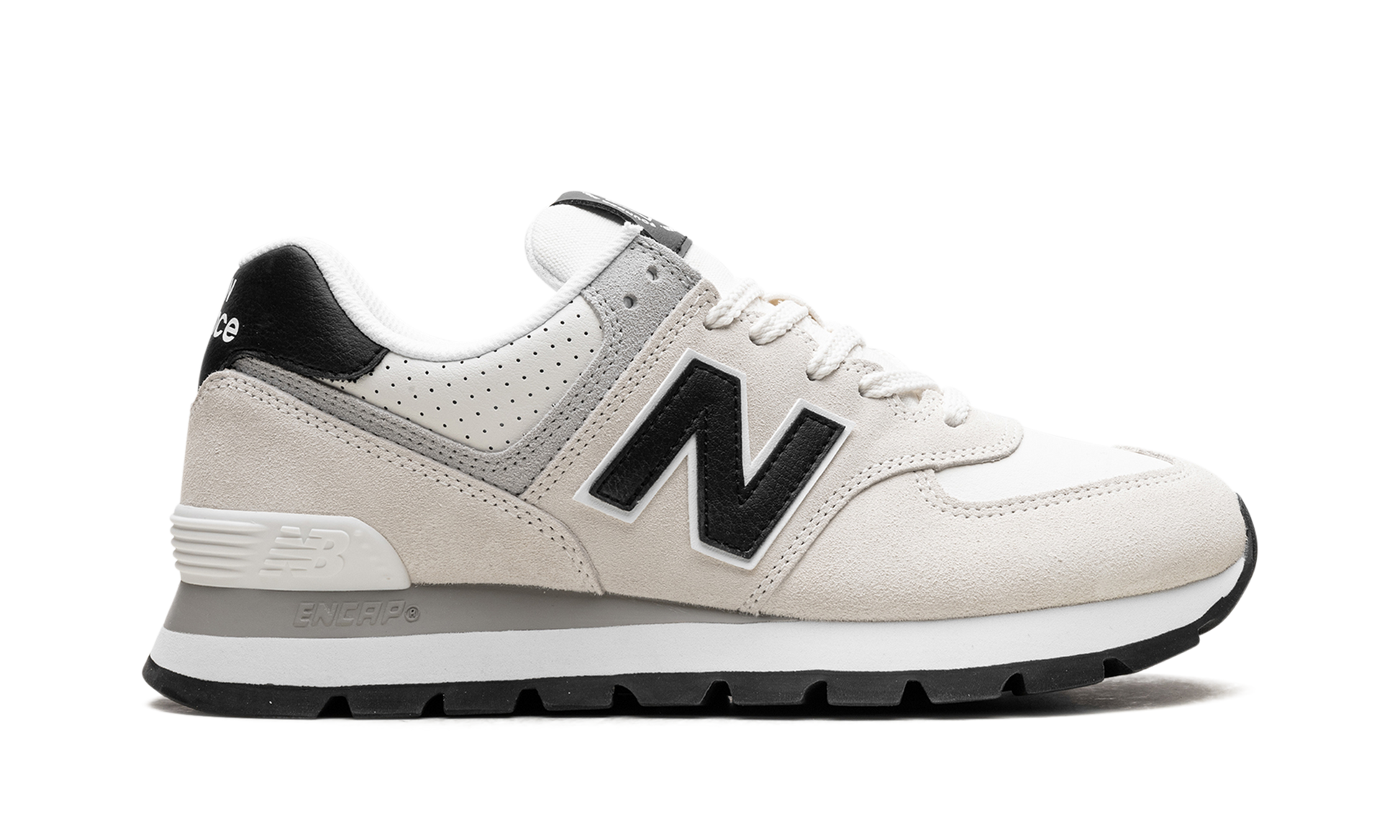 574 Rugged "white Black" - 6