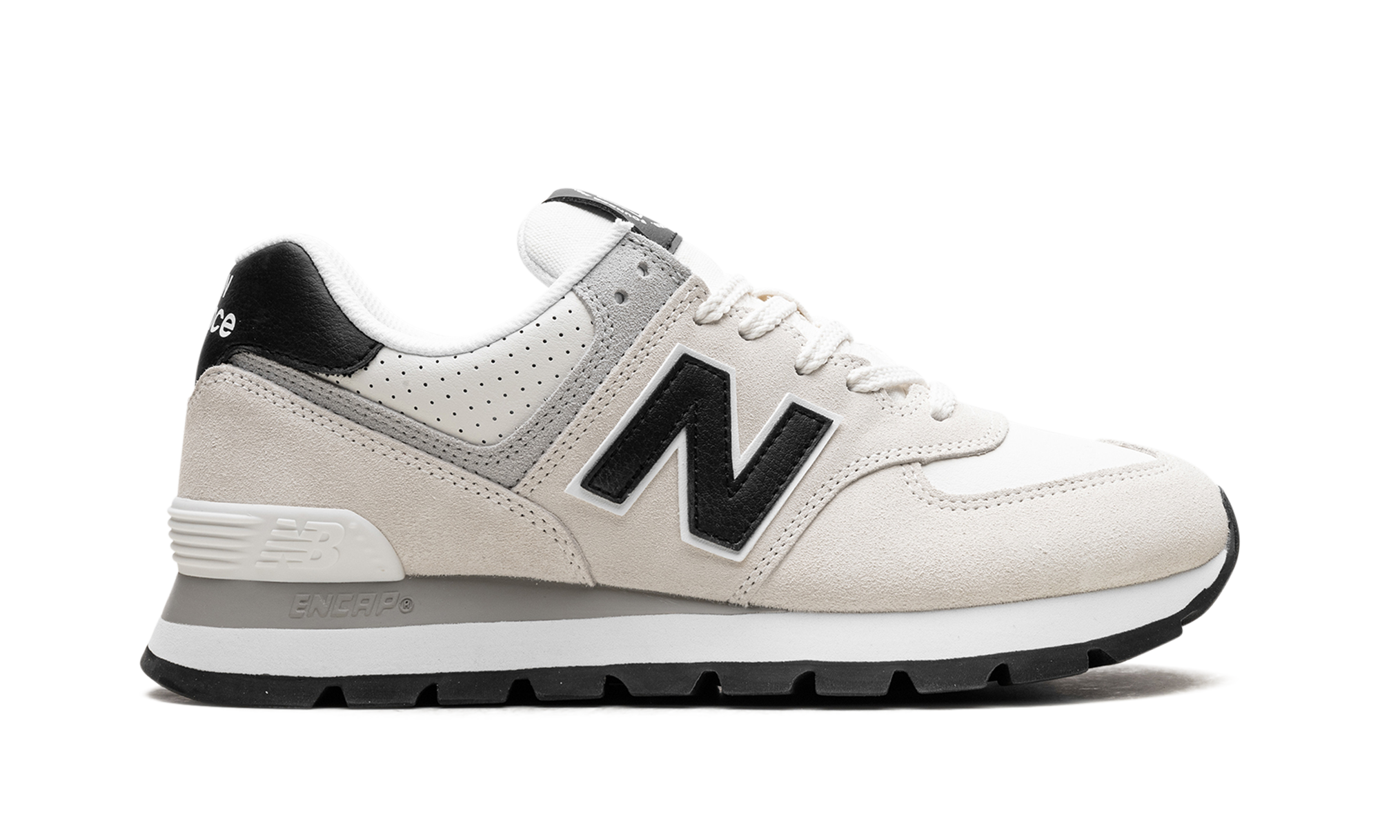 574 Rugged "white Black" - 6