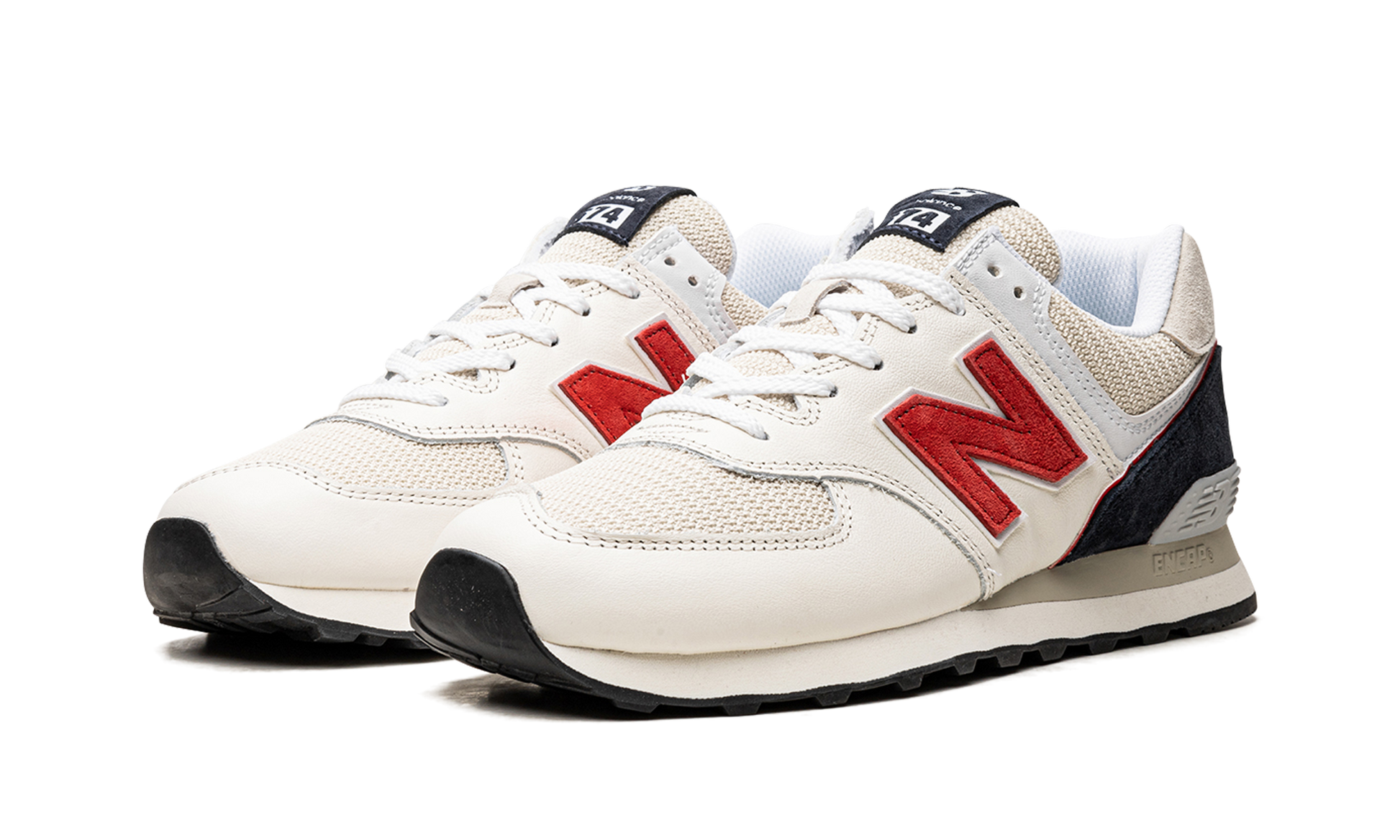 574 "white/light Grey/red/navy" - 2