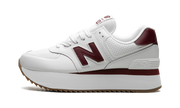 574+ Wmns "white Burgundy" - 1