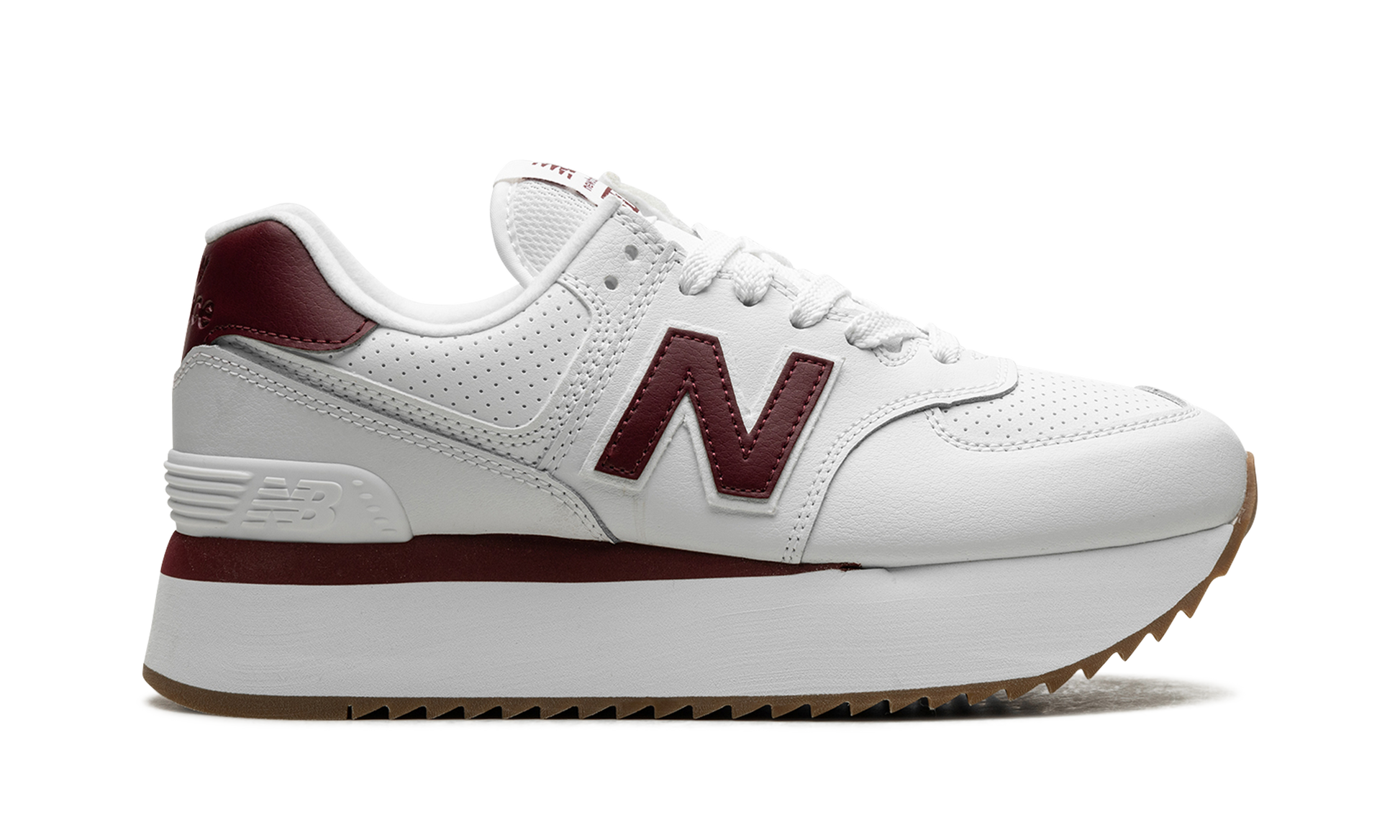 574+ Wmns "white Burgundy" - 6