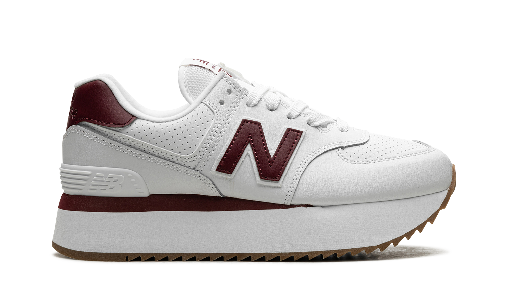 574+ Wmns "white Burgundy" - 6