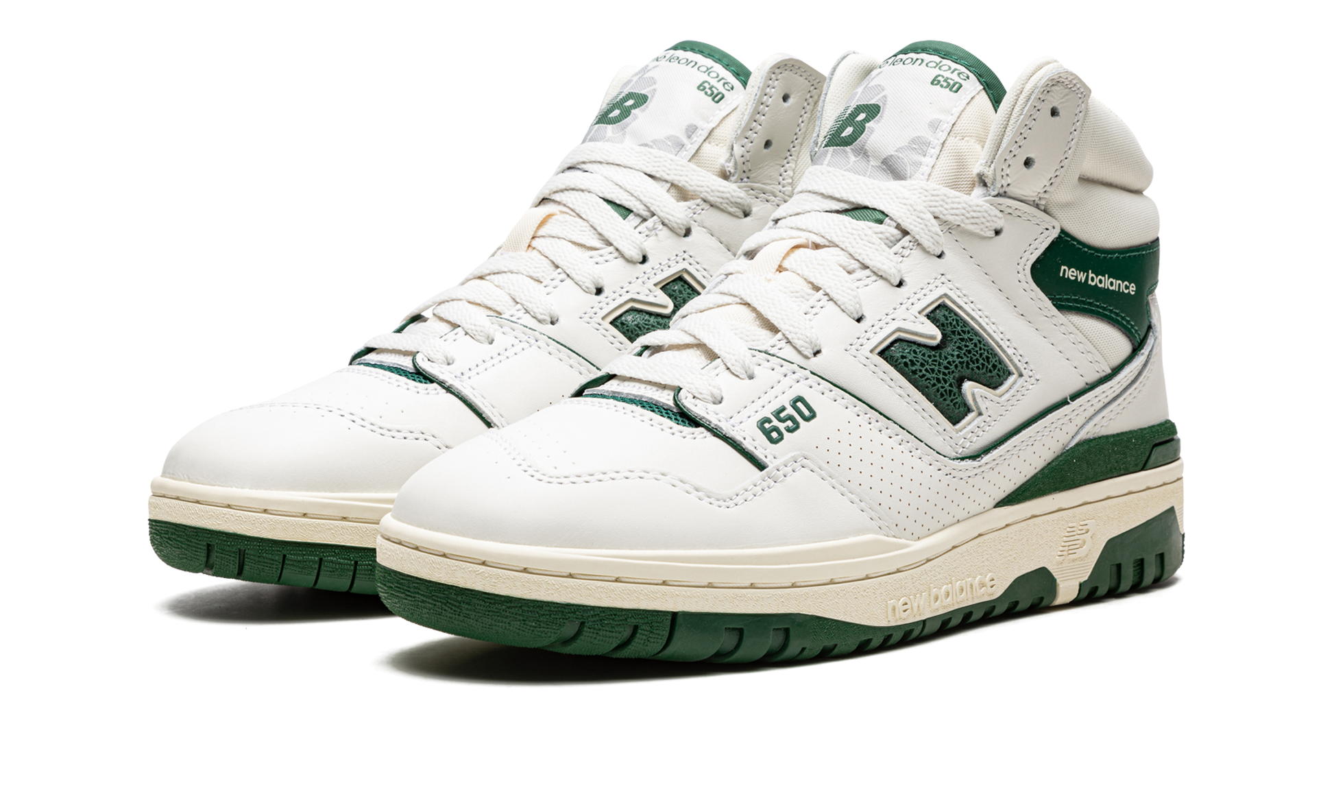 650r "aime Leon Dore White Green" - 2