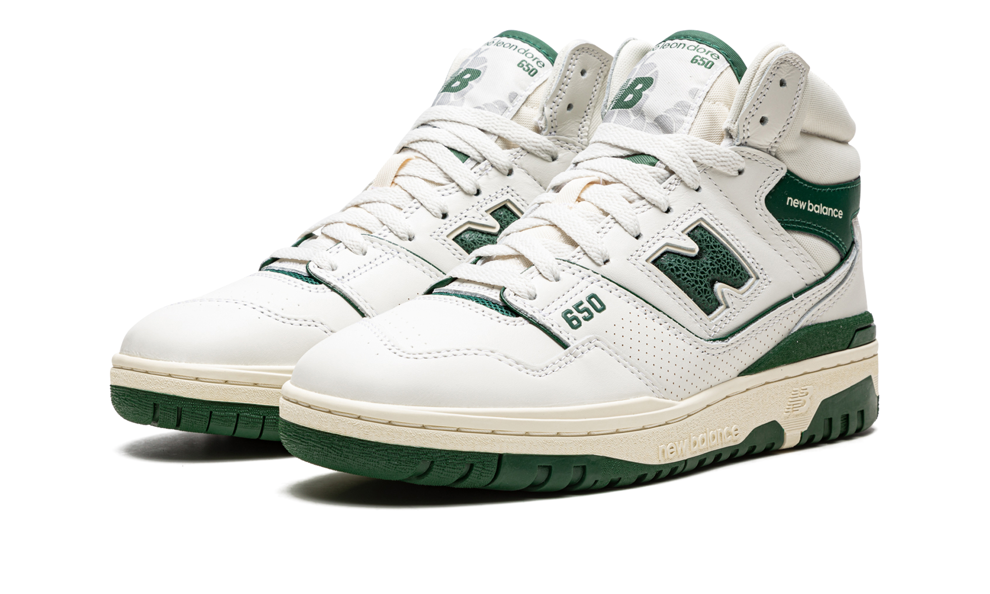 650r "aime Leon Dore White Green" - 2