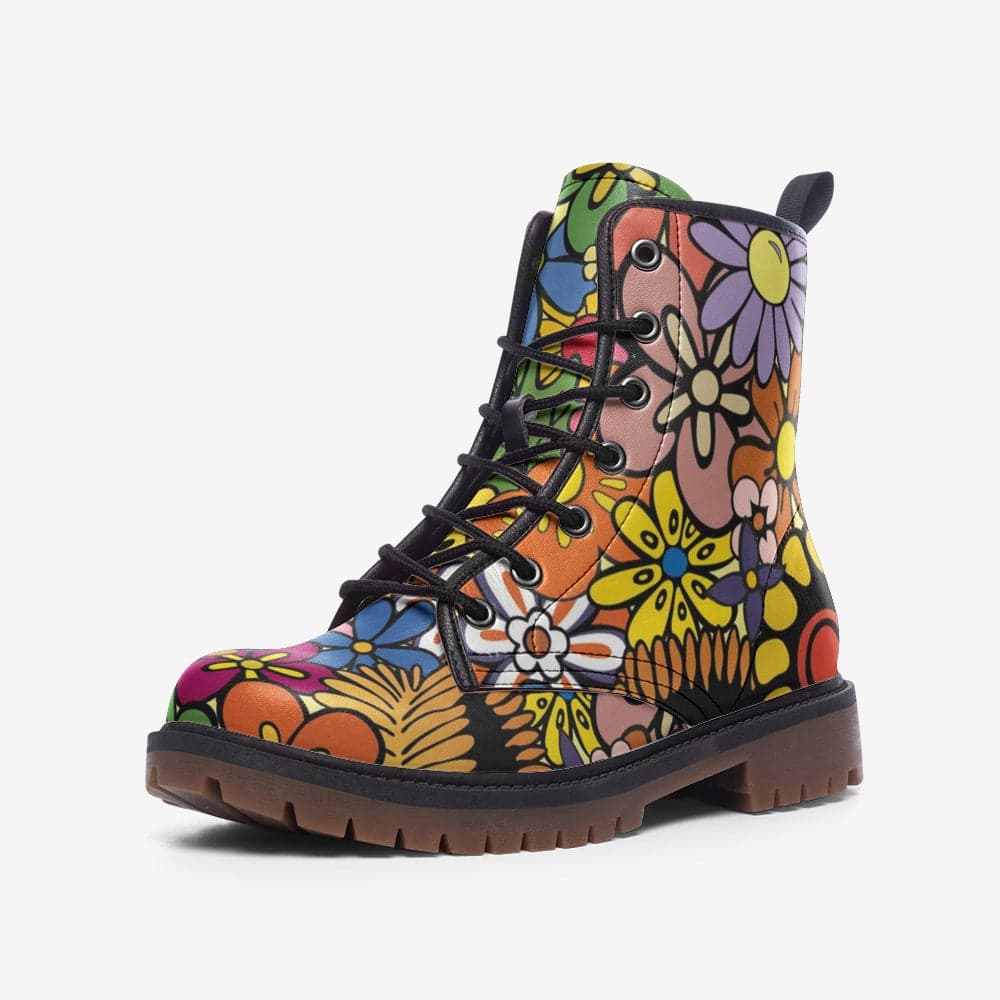 Floral Dream Combat Boots