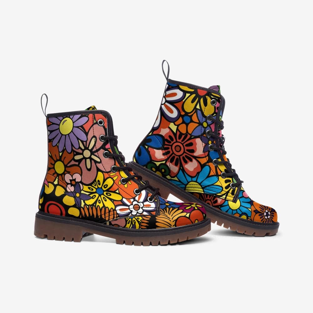 Floral Dream Combat Boots