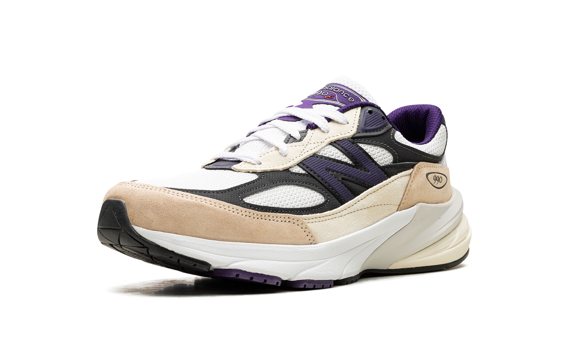 990v6 "made In Usa - Teddy Santis White Black Plum" - 4