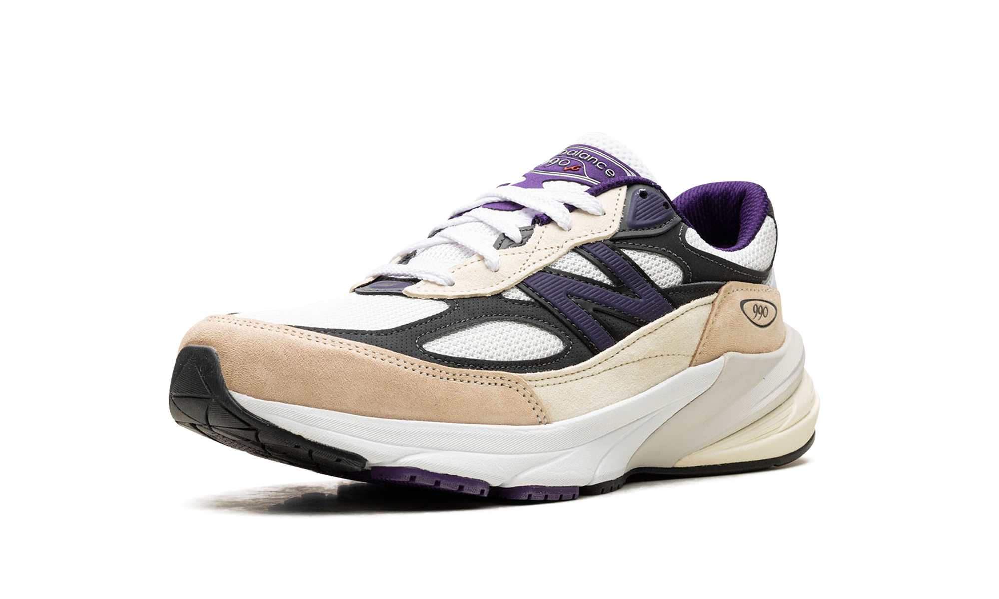 990v6 "made In Usa - Teddy Santis White Black Plum" - 4