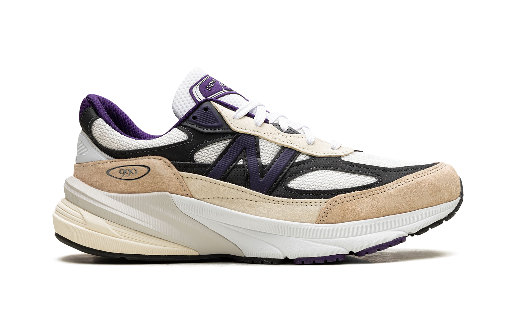 990v6 "made In Usa - Teddy Santis White Black Plum" - 6