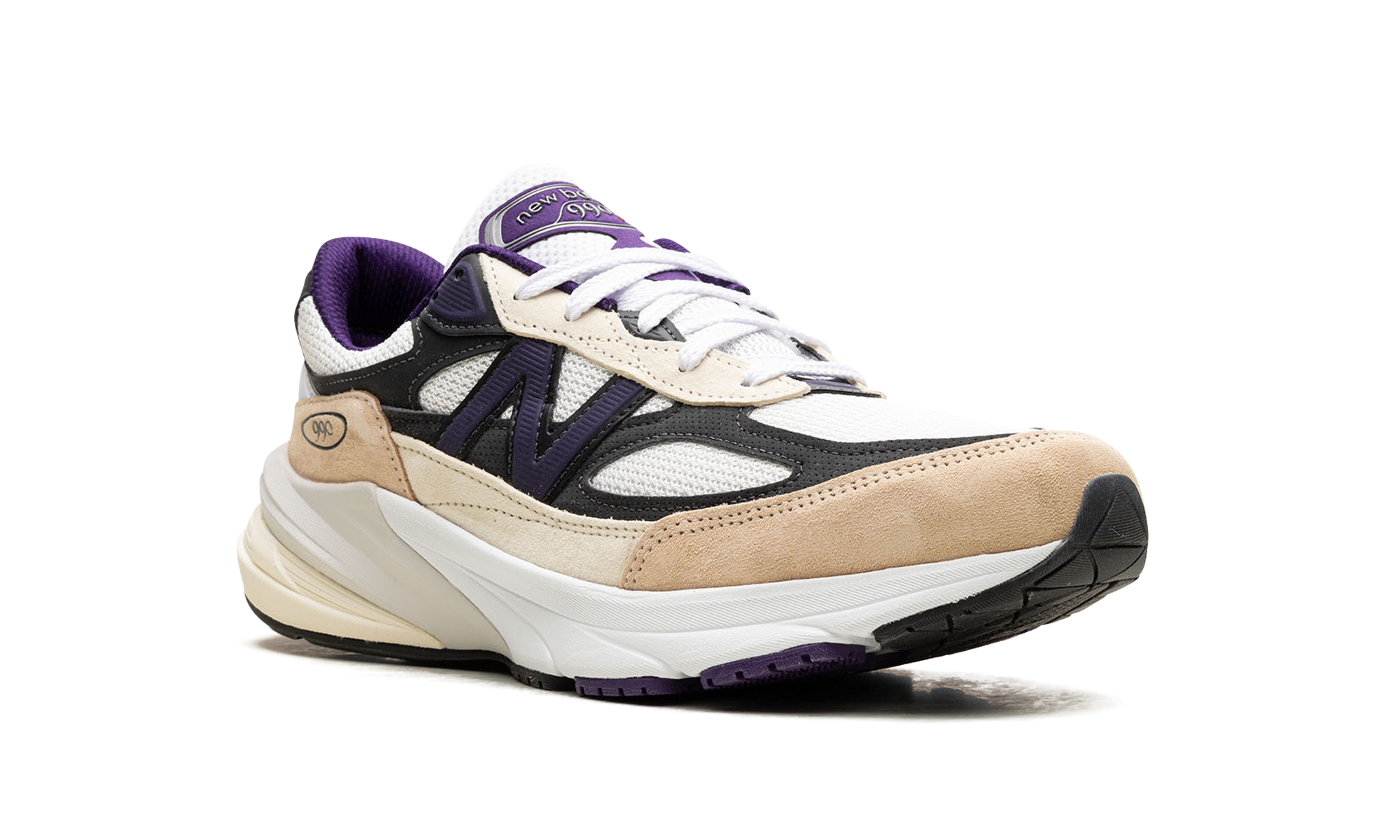 990v6 "made In Usa - Teddy Santis White Black Plum" - 7