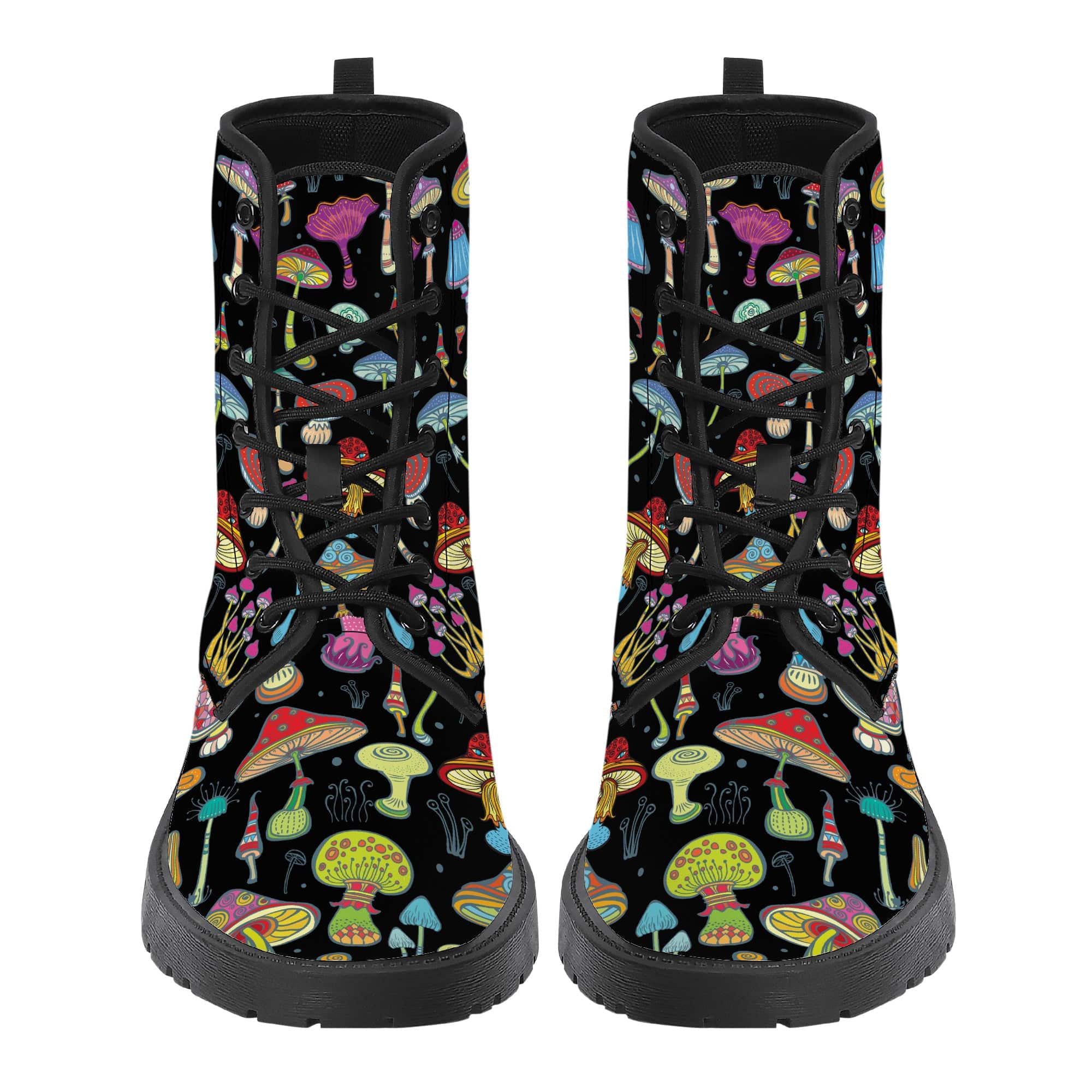 Magic Mushrooms Vegan Leather Boots