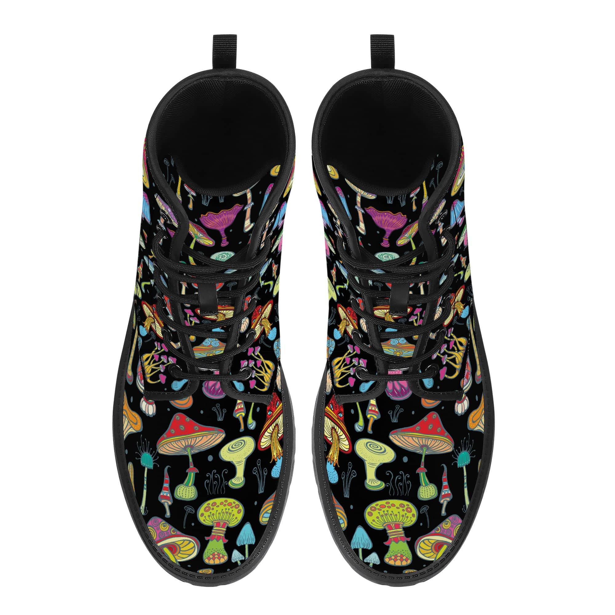 Magic Mushrooms Vegan Leather Boots