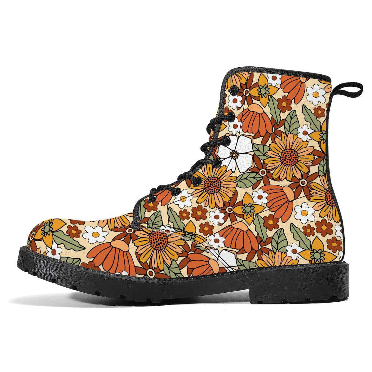 Rustic Blooms Vegan Leather Boots
