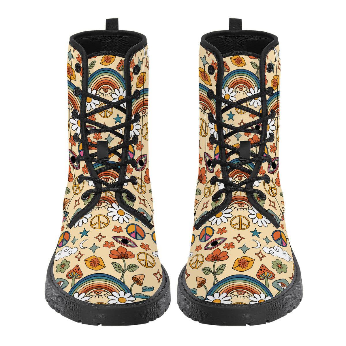 Peace And Love Vegan Leather Boots