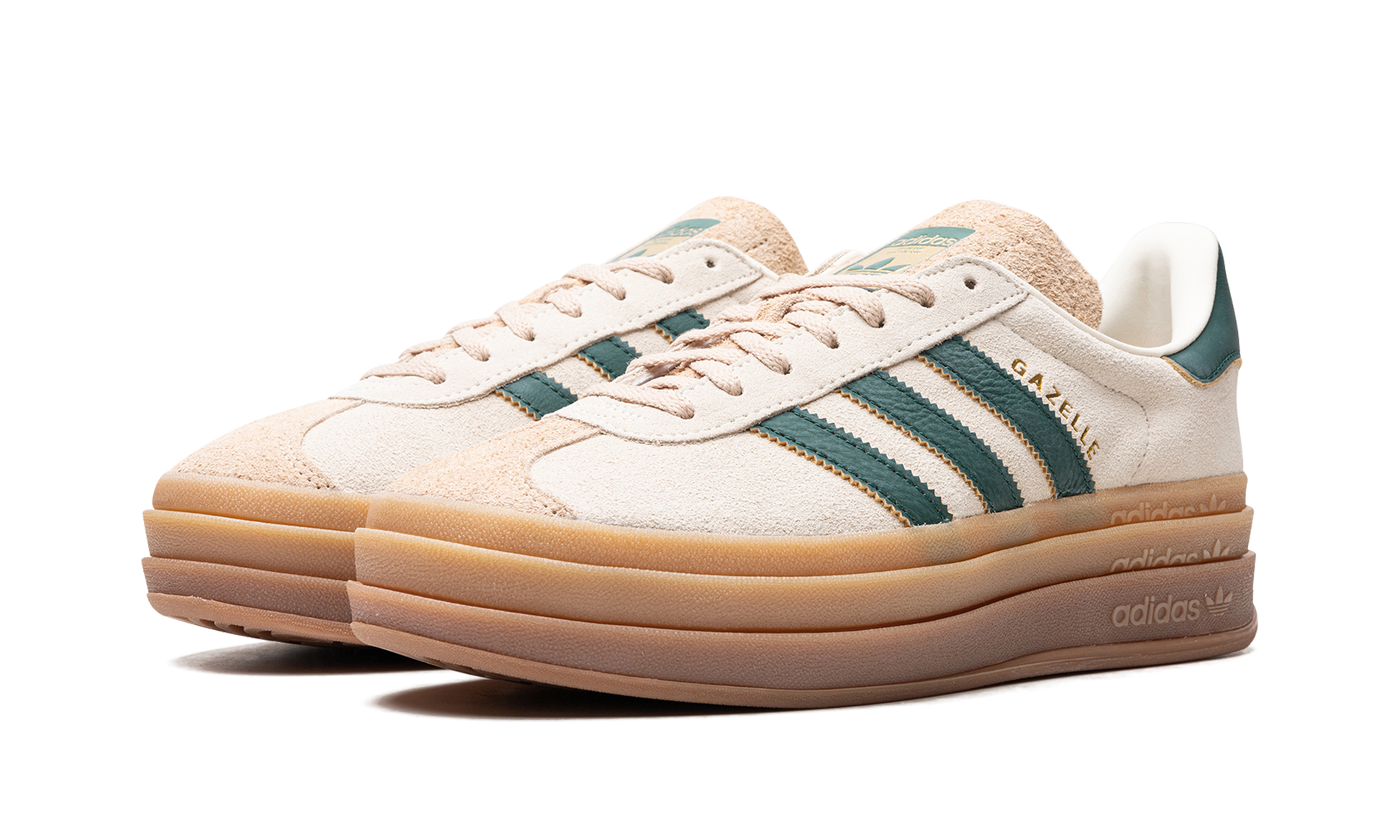 Adidas GAZELLE BOLD WMNS "Cream Collegiate Green" ID7056