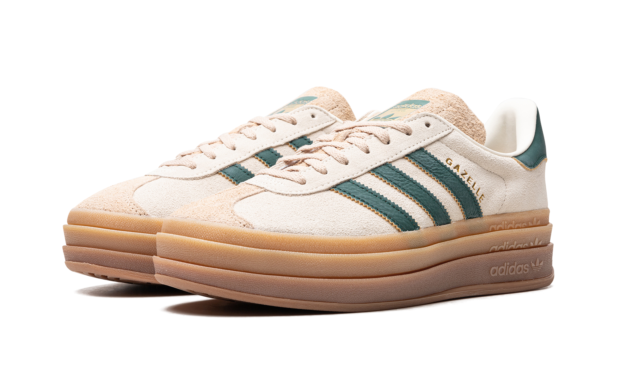 Adidas GAZELLE BOLD WMNS "Cream Collegiate Green" ID7056