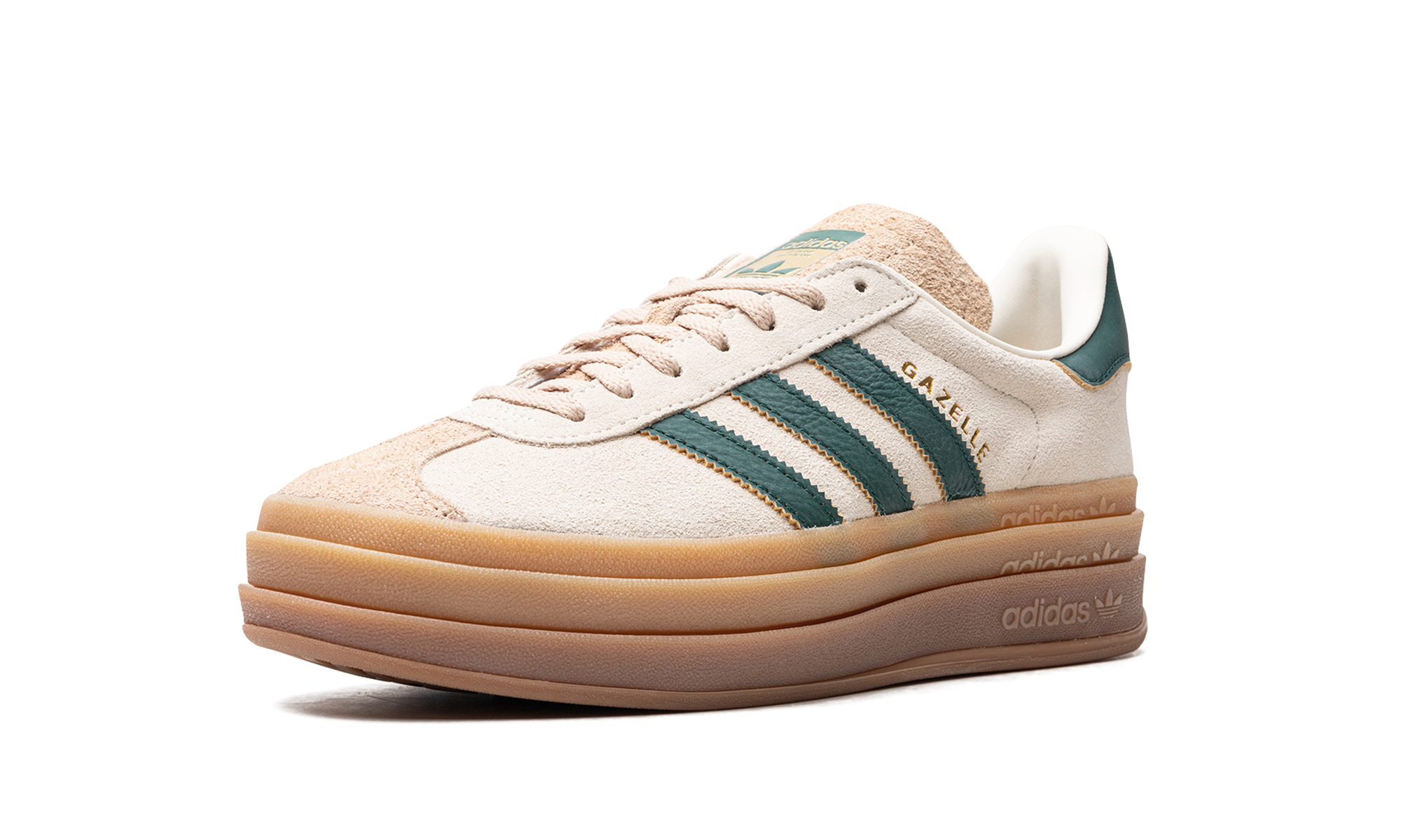 Adidas GAZELLE BOLD WMNS "Cream Collegiate Green" ID7056