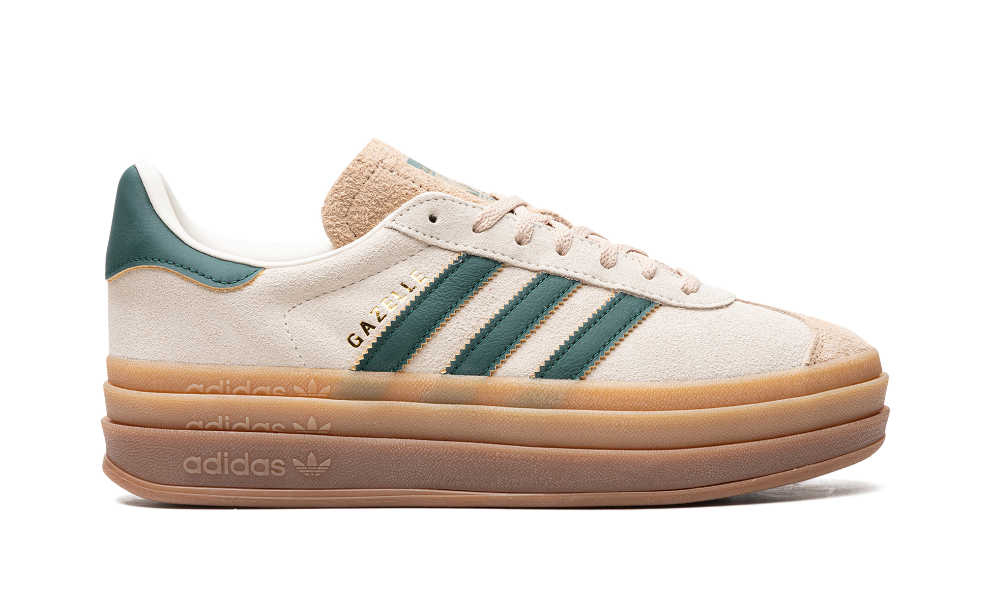 Adidas GAZELLE BOLD WMNS "Cream Collegiate Green" ID7056