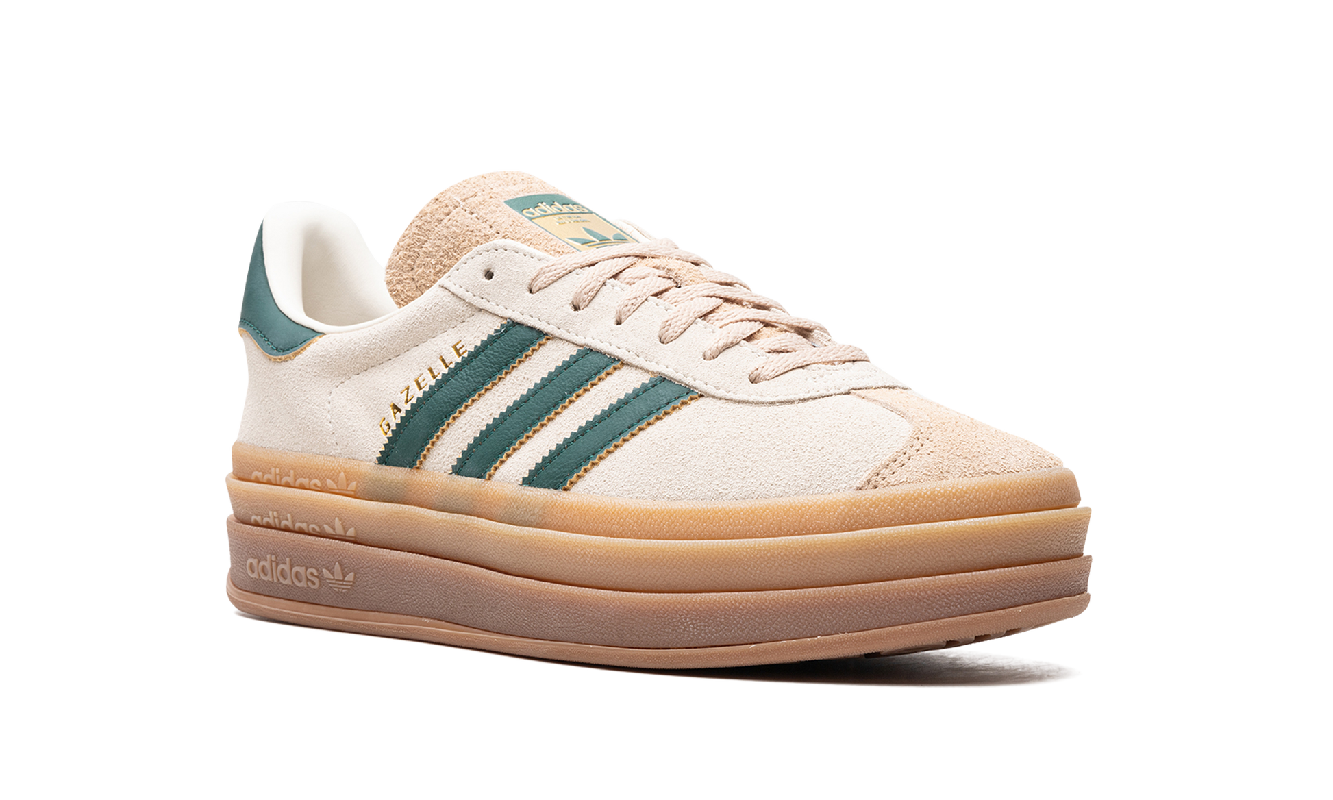 Adidas GAZELLE BOLD WMNS "Cream Collegiate Green" ID7056