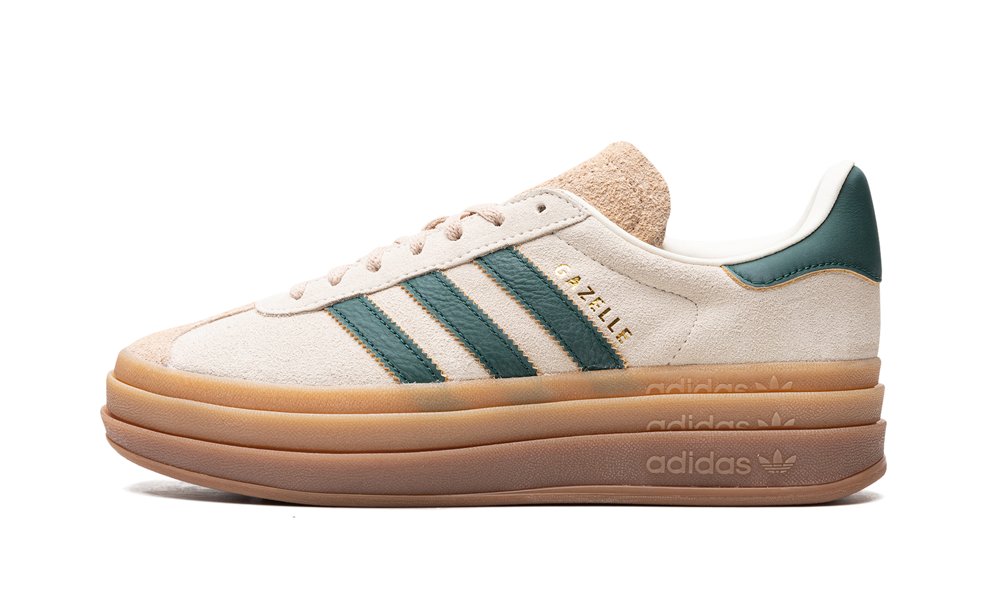 Adidas GAZELLE BOLD WMNS "Cream Collegiate Green" ID7056