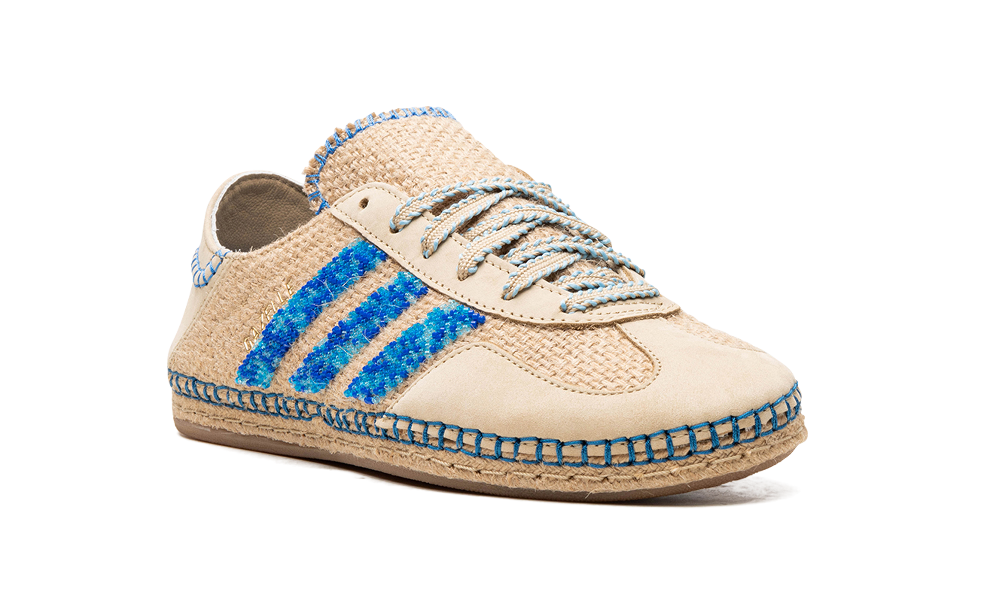 Adidas Gazelle "CLOT - Linen Khaki / Light Blue" IH3641