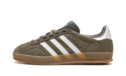 Adidas Gazelle Indoor "Olive Strata Cloud White Gum" JQ0174