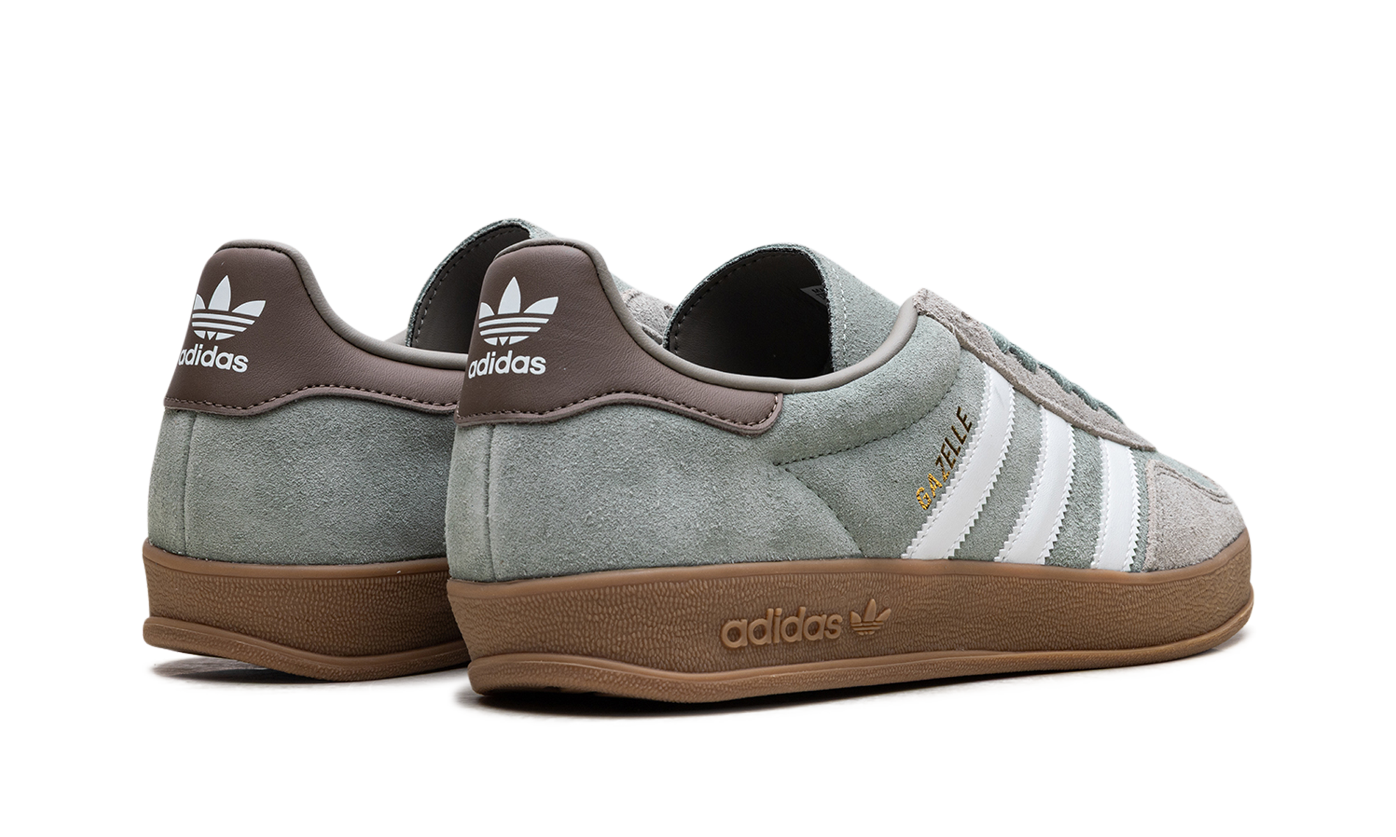 Adidas Gazelle Indoor "Silver Pebble Silver Green" JI3526