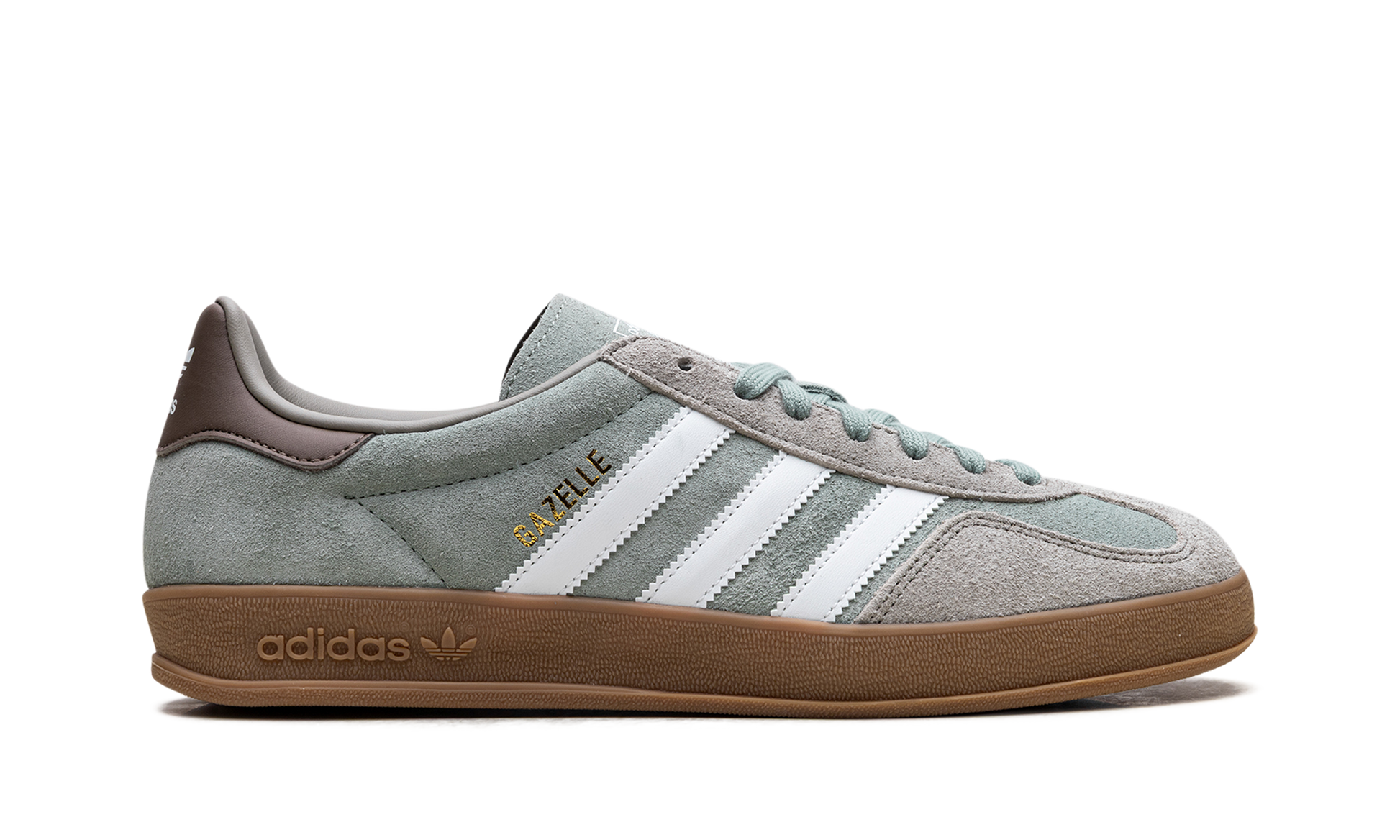 Adidas Gazelle Indoor "Silver Pebble Silver Green" JI3526