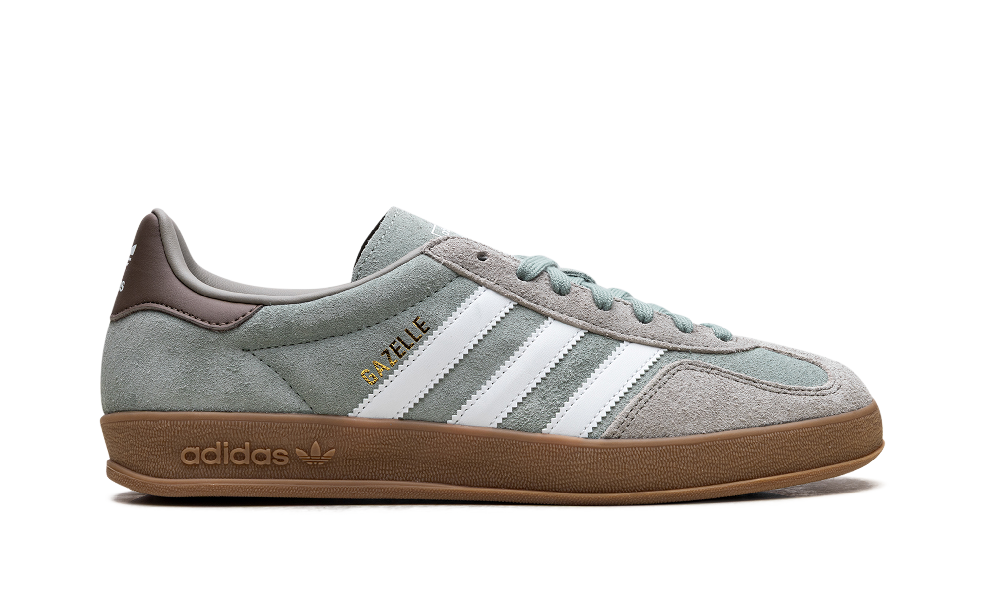 Adidas Gazelle Indoor "Silver Pebble Silver Green" JI3526